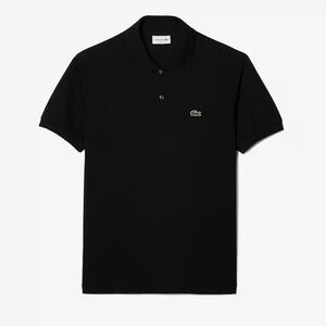 Lacoste Men’s Polo Shirt Black Classic Fit Medium 4 M Short Sleeves